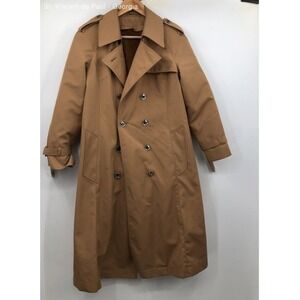 Sears The Fashion Place Trench Coat Women's 6P Vintage 70s 80s FLAWS
